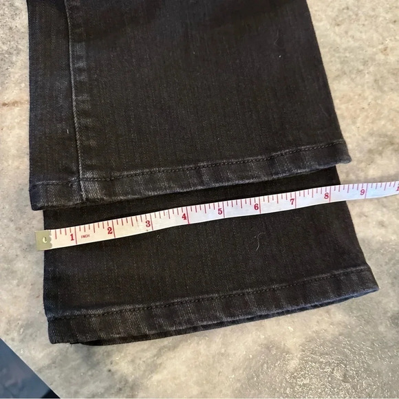 Style & Co Denim Curvy Modern Boot Black Denim with Bedazzled Pockets Size 12 - Picture 11 of 11